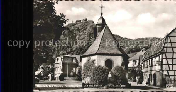 Rhoendorf Gnadenkapelle u.Drachenfels