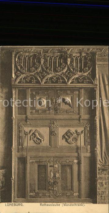 Lueneburg Rathauslaube (Wandschrank)