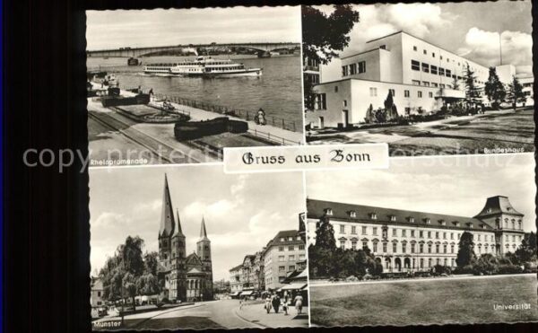 Bonn Rhein Universität u.Bundeshaus