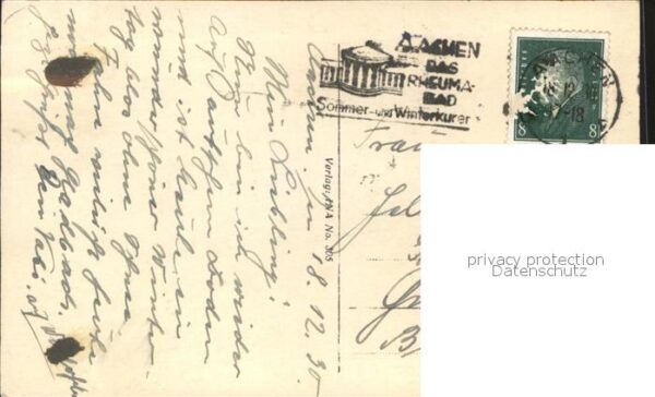 Aachen Friedrich-Wilhelmplatz mit Elisenbrunne – Bild 2