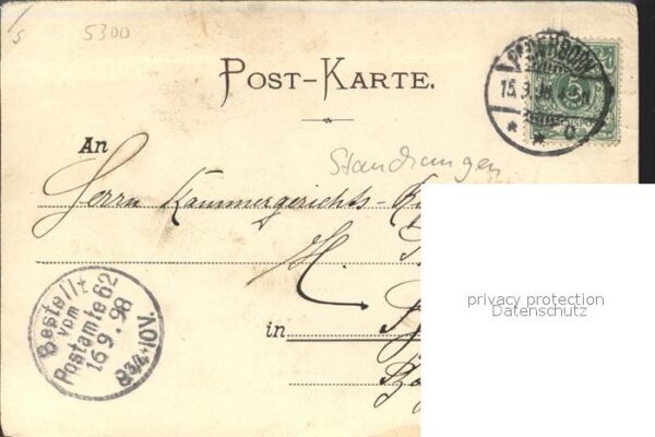 Bonn Rhein Poppelsdorfer Allee mim Mondschein – Bild 2