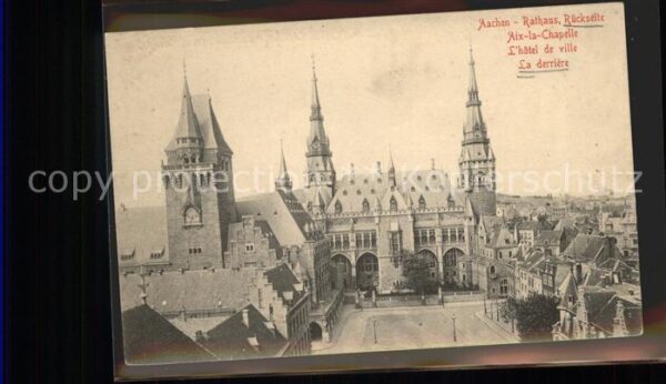 Aachen Rathaus (Rückseite)