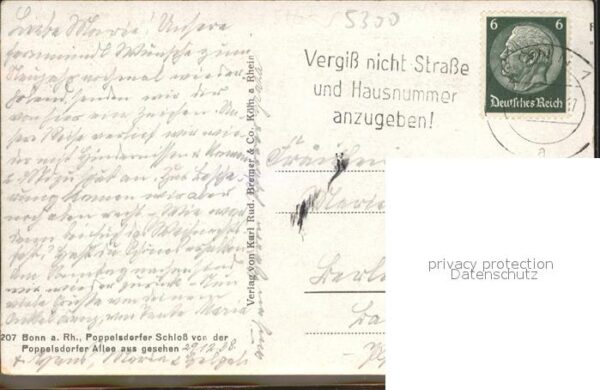 Bonn Rhein Poppelsdorfer-Schloß – Bild 2