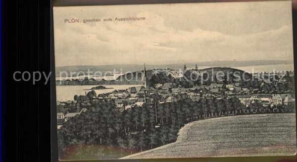 Ploen See Blick vom Aussichtsturm
