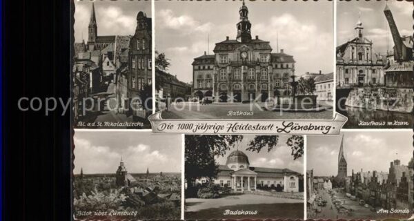Lueneburger Heide Rathaus u.Badehaus