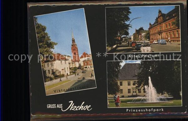 Itzehoe Altes Postamt Prinzenhofpark u.Viktoria