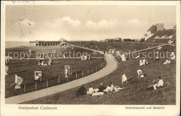 Cuxhaven Nordseebad Seebadeanstalt u.Seeteich