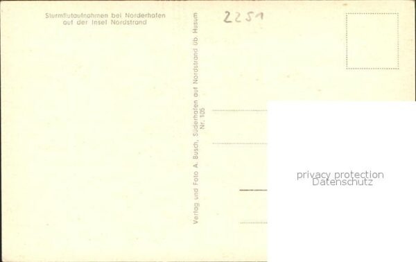Nordstrand Sturmflut am 18.10.1936 – Bild 2