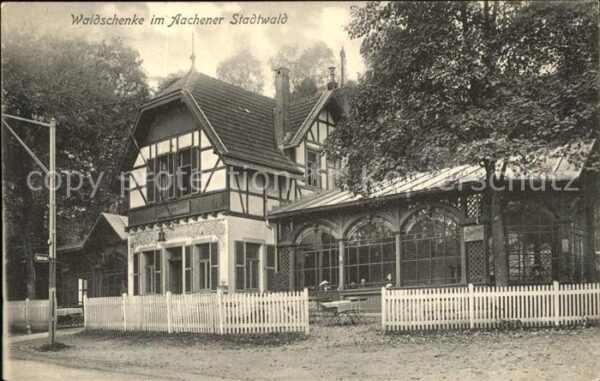 Aachen Waldschänke im Aachener Stadtwald (Feld