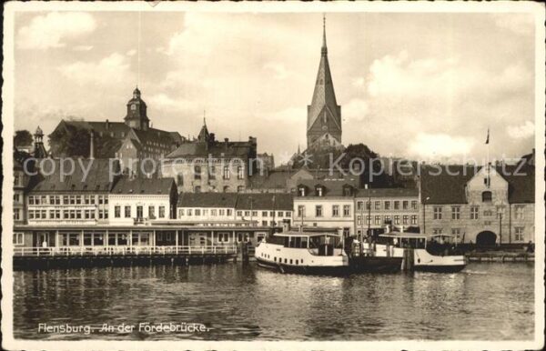 Flensburg Partie an der Fördebrücke