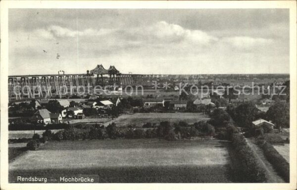 Rendsburg mit Hochbrücke