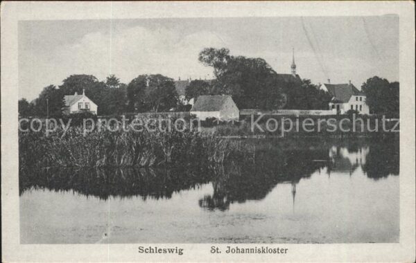 Schleswig Holstein St.Johannisklostedr mit Teich