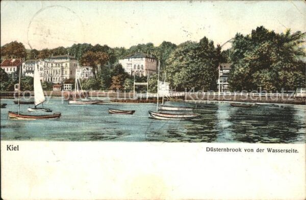 Kiel Düsternbrook von der Wasserseite