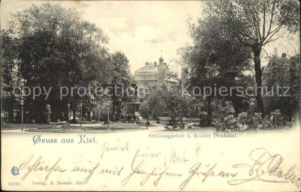 Kiel Schlossgarten u.Kaiser Denkmal