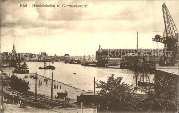Kiel Handelshafen u.Germaniawerft