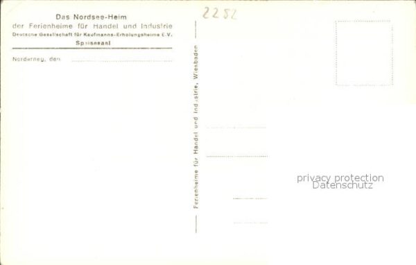 Norderney Nordseebad Innenansicht vom Nordseeheim – Bild 2