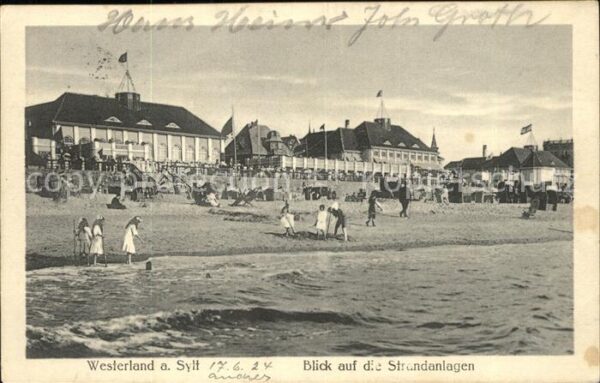 Westerland Sylt Strandleben