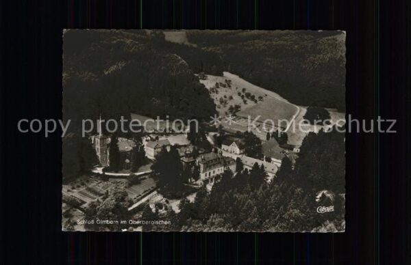 Marienheide Schloss Gimborn (Luftaufnahme)