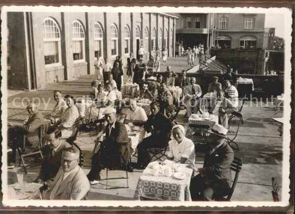 Westerland Sylt Terrassen an der Strandpromenade