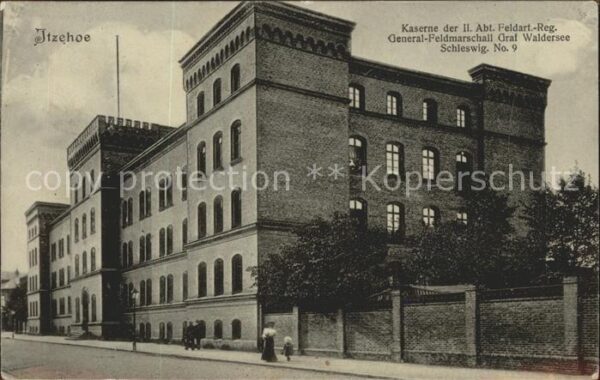 Itzehoe Kaserne der II.Abt.Feldart.-Reg. (Bahnp