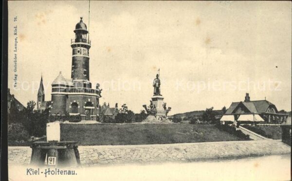 Holtenau Kiel Leuchturm am Strand