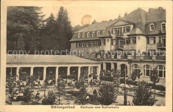 Schlangenbad Taunus Kurhaus u.Kaffeehalle