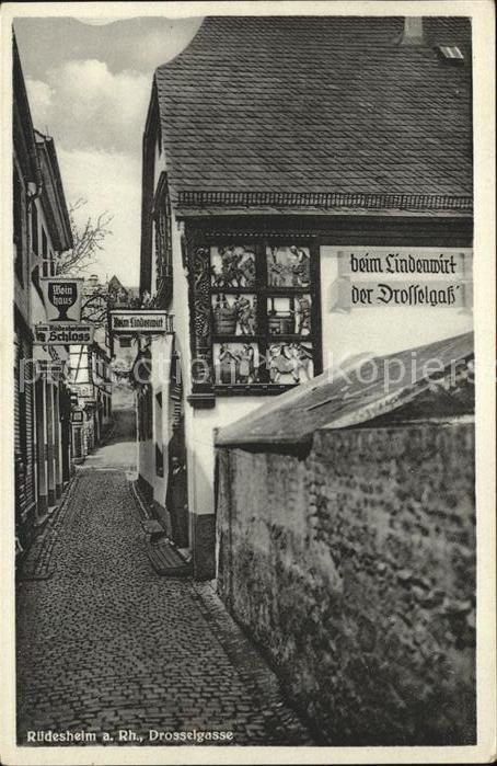 Ruedesheim Rhein Die Drosselgasse
