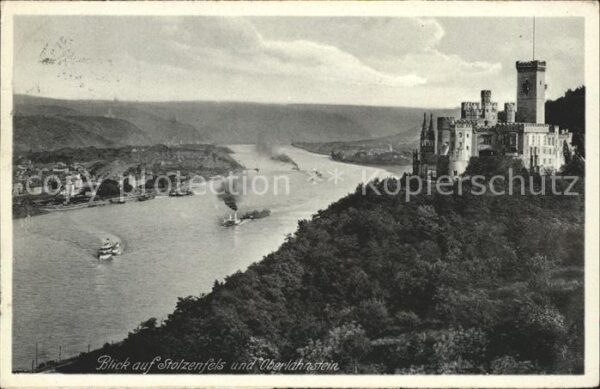 Oberlahnstein mit Burg Stolzenfels