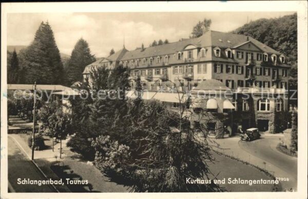 Schlangenbad Taunus Kurhaus u.Schlangentanne