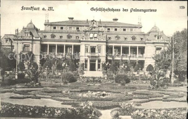 Frankfurt Main Gesellschaftshaus des Palmengartens