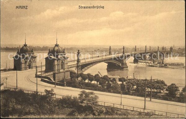 Mainz Rhein Rheinbrücke