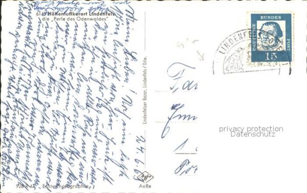 Lindenfels Odenwald (Stempel) – Bild 2