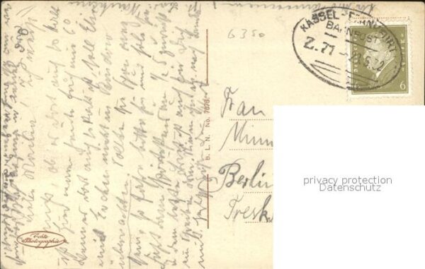 Bad Nauheim Partie am Teich (Bahnpoststempel) – Bild 2