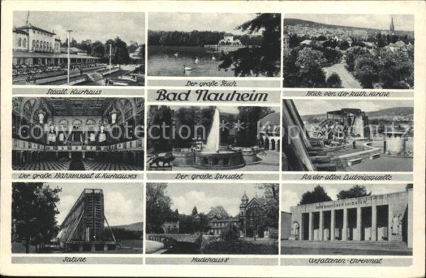 Bad Nauheim SalineStaatl.Kurhaus u.Gefallenen-Ehren