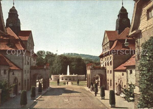 Bad Nauheim Blick in den Sprudelhof