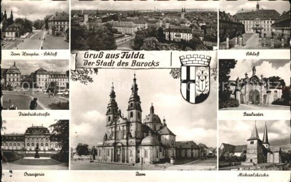 Fulda Paulustor Friedrichstrasse u.Schloß