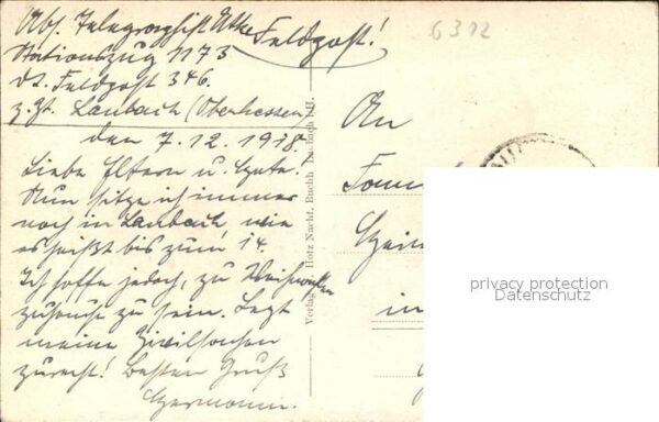 Laubach Hessen Friedrichsburg (Feldpost) – Bild 2