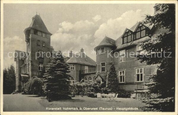 Oberursel Taunus Hauptgebäude der Kuranstalt Hohemark