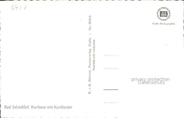 Bad Salzschlirf Kurhaus mit Kurtheater – Bild 2