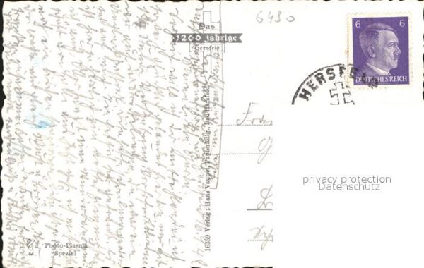 Bad Hersfeld Kurgarten mit Badehaus (Stempel) – Bild 2