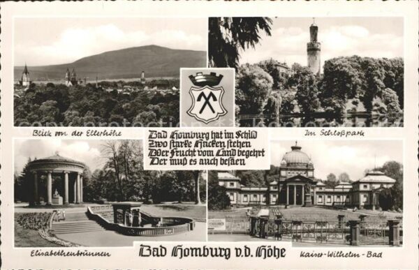 Bad Homburg Hoehe Elisabethenbrunnen u.Kaiser-Wilhelm-Bad