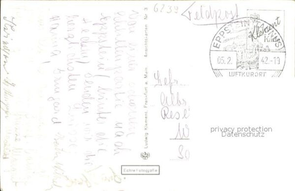 Eppstein Taunus (Stempel Feldpost) – Bild 2