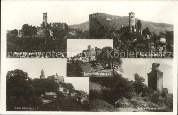 Eppstein Taunus mit Ruine Königstein Burg Kronberg usw.