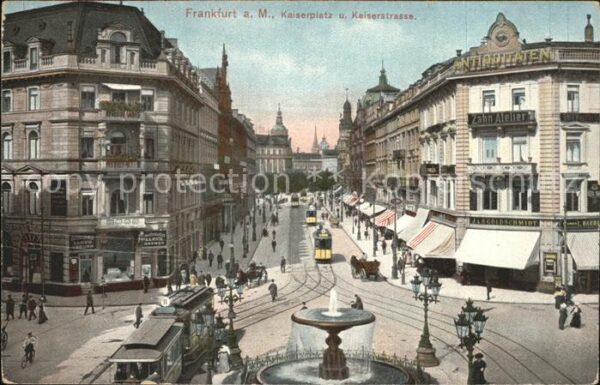 Frankfurt Main Kaiserplatz u.Kaiserstrasse