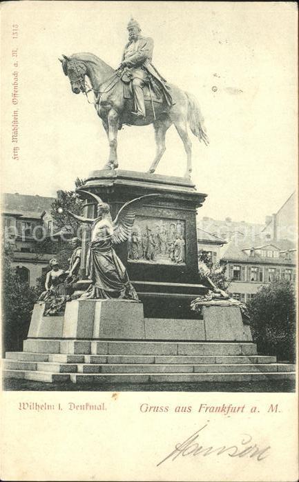 Frankfurt Main Wilhelm I.Denkmal