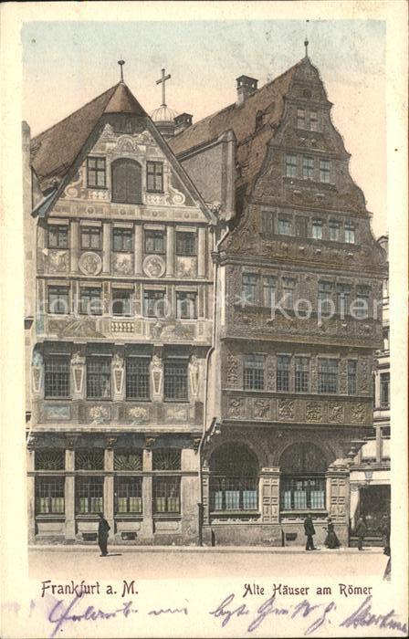 Frankfurt Main Alte Häuser am Römer