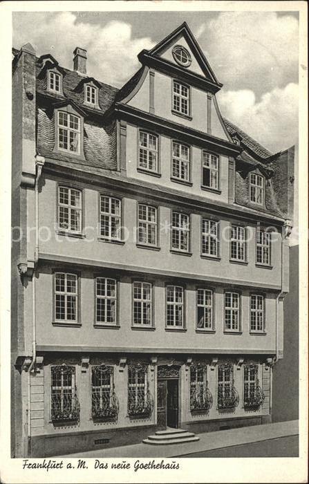 Frankfurt Main Das neue Goethehaus