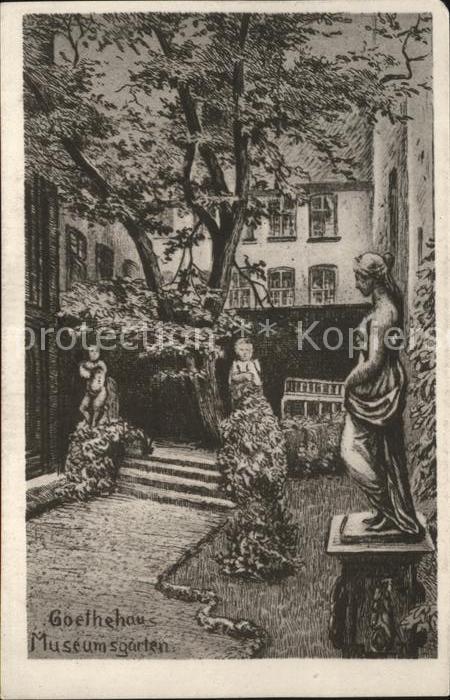 Frankfurt Main Goethehaus u.Museumsgarten