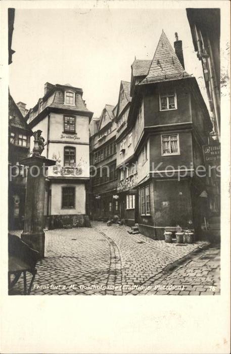 Frankfurt Main Golthutgasse