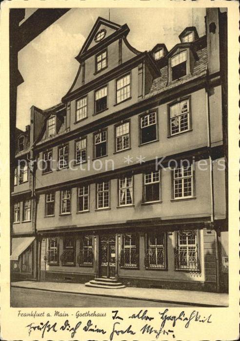 Frankfurt Main Goethehaus